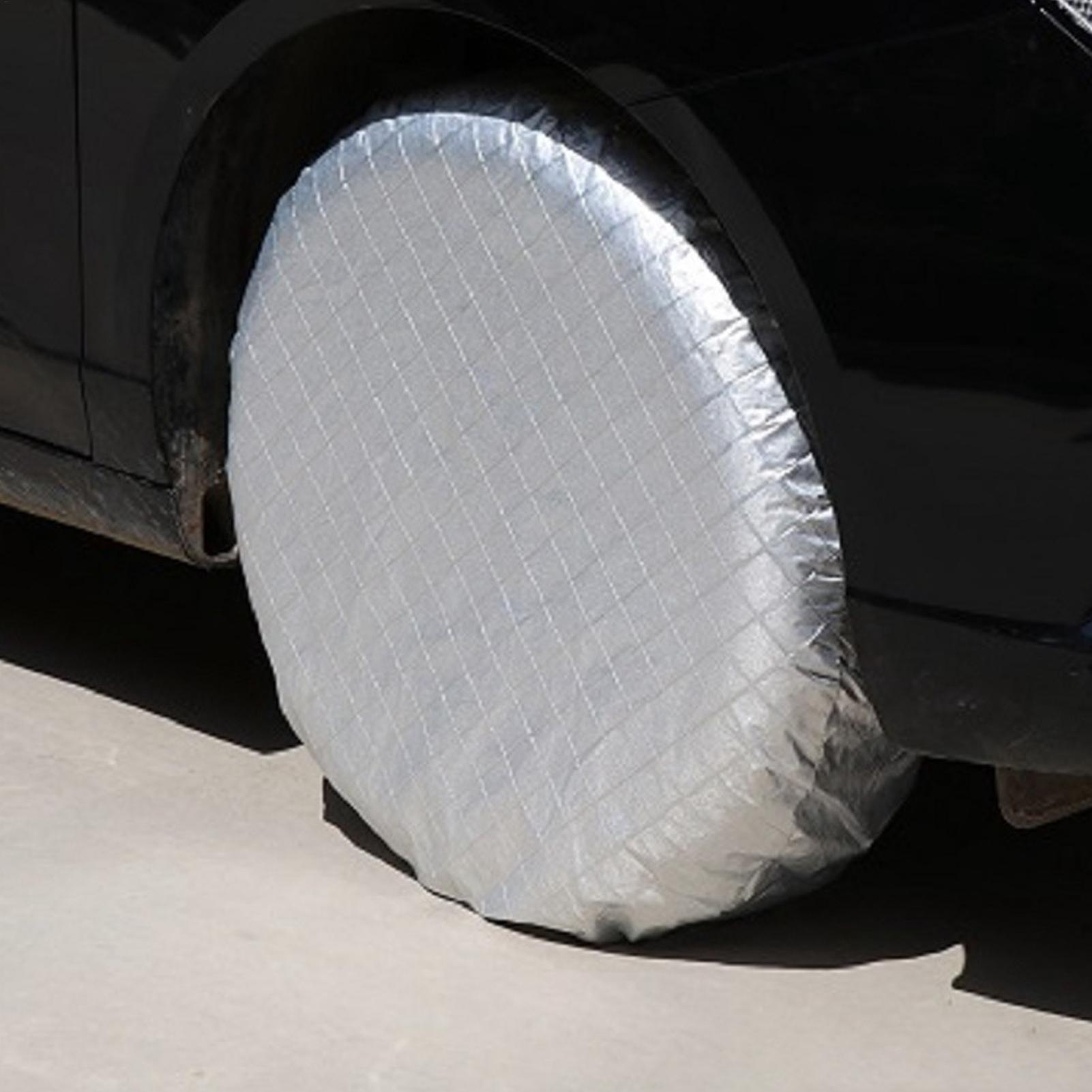 Aluminum Foil Heavy Duty - RV Bandenhoezen 4 Stuks Waterdichte Heavy