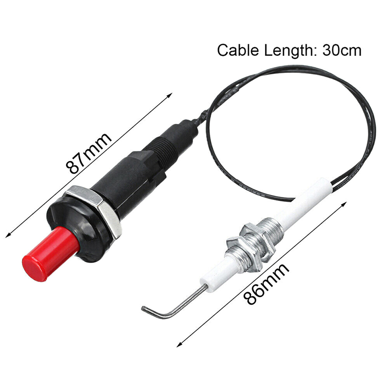 Camping Cooking Stove - Drukknop Piezo-ontsteker met kabel Vonkontstekingsset Oven