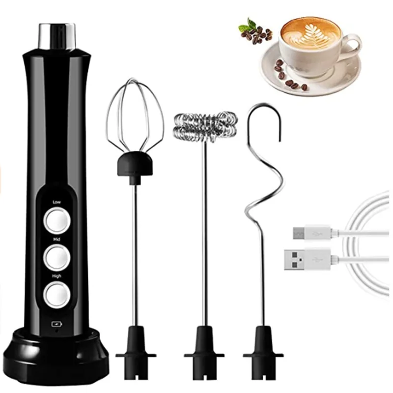 Pocket Coffee Maker - 3-in-1 elektrische melkopschuimer Oplaadbare melkschuimmaker Handheld