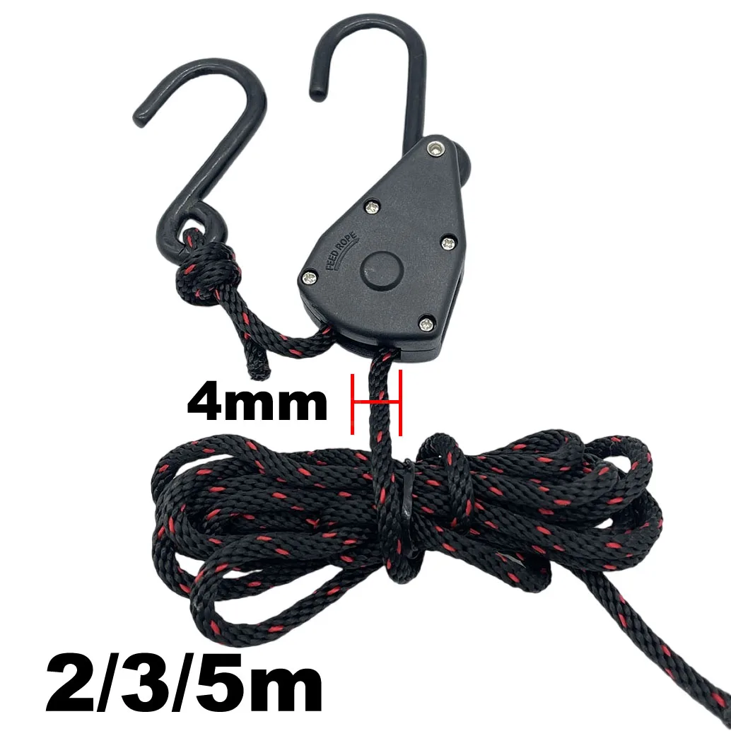 Camping Cooking Hanger - 4mm 2/3/5m Camping Spanner Tent Vastbinden
