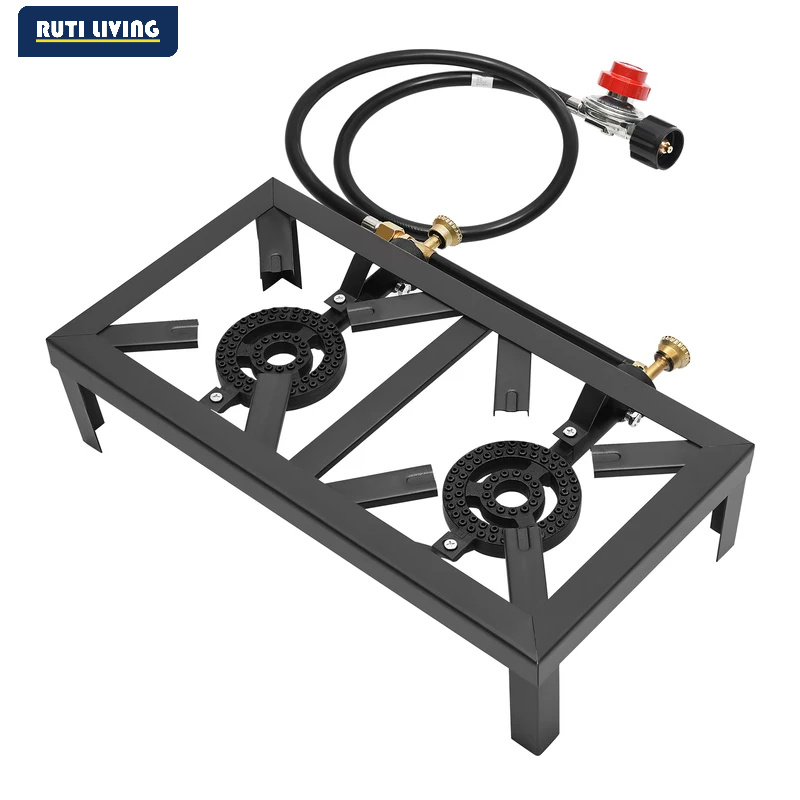 Camping Cooking Burner - Draagbare 1/2-pits gasfornuis voor buiten, propaankooktoestel