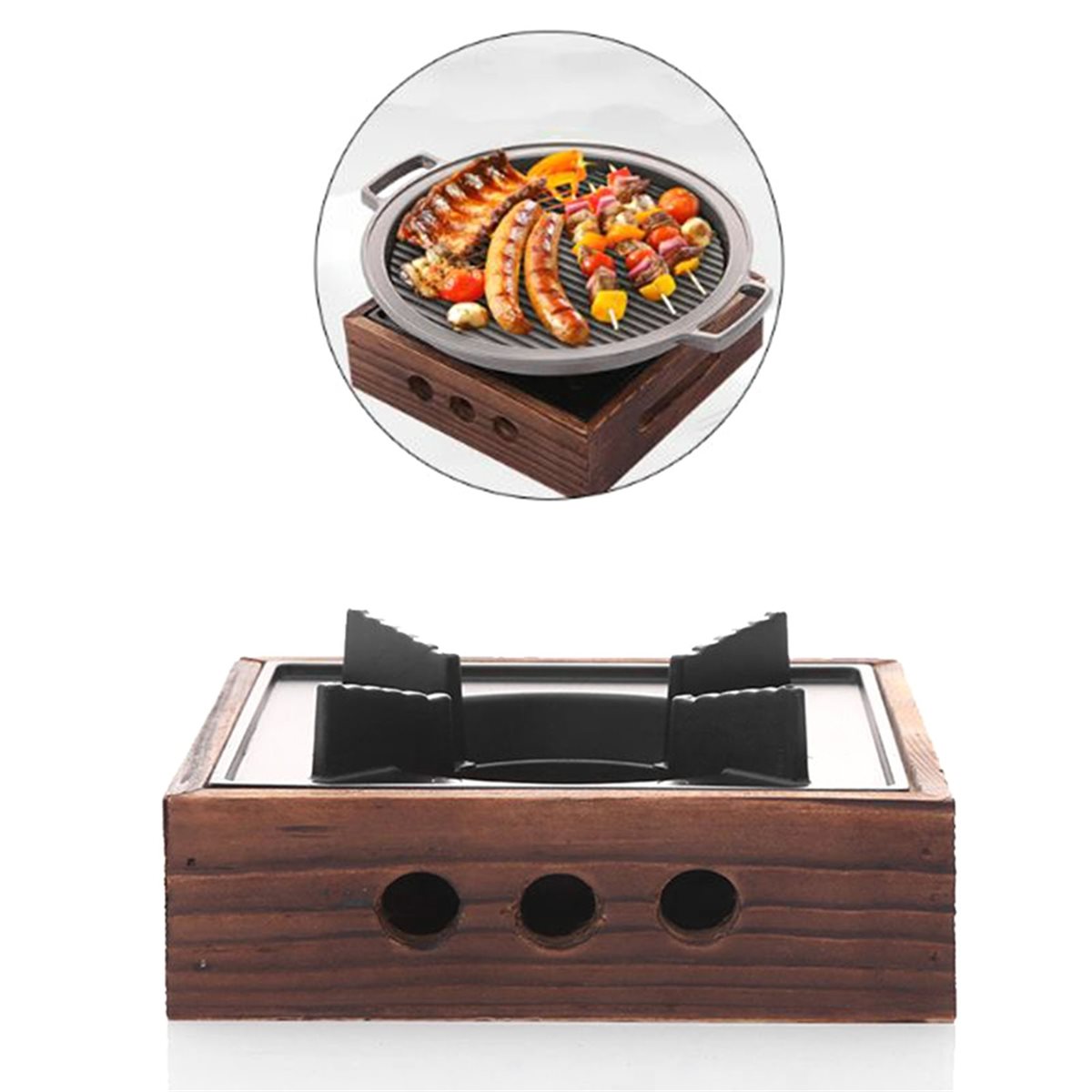 Japanese Camping Cooking Gear - Multifunctionele kookpot in Japanse stijl, hangkachel,