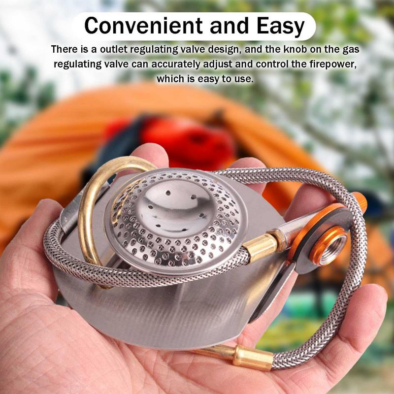 Camping Cooking Burner - Outdoor Camping Gasfornuis 3200W Rvs Alpine