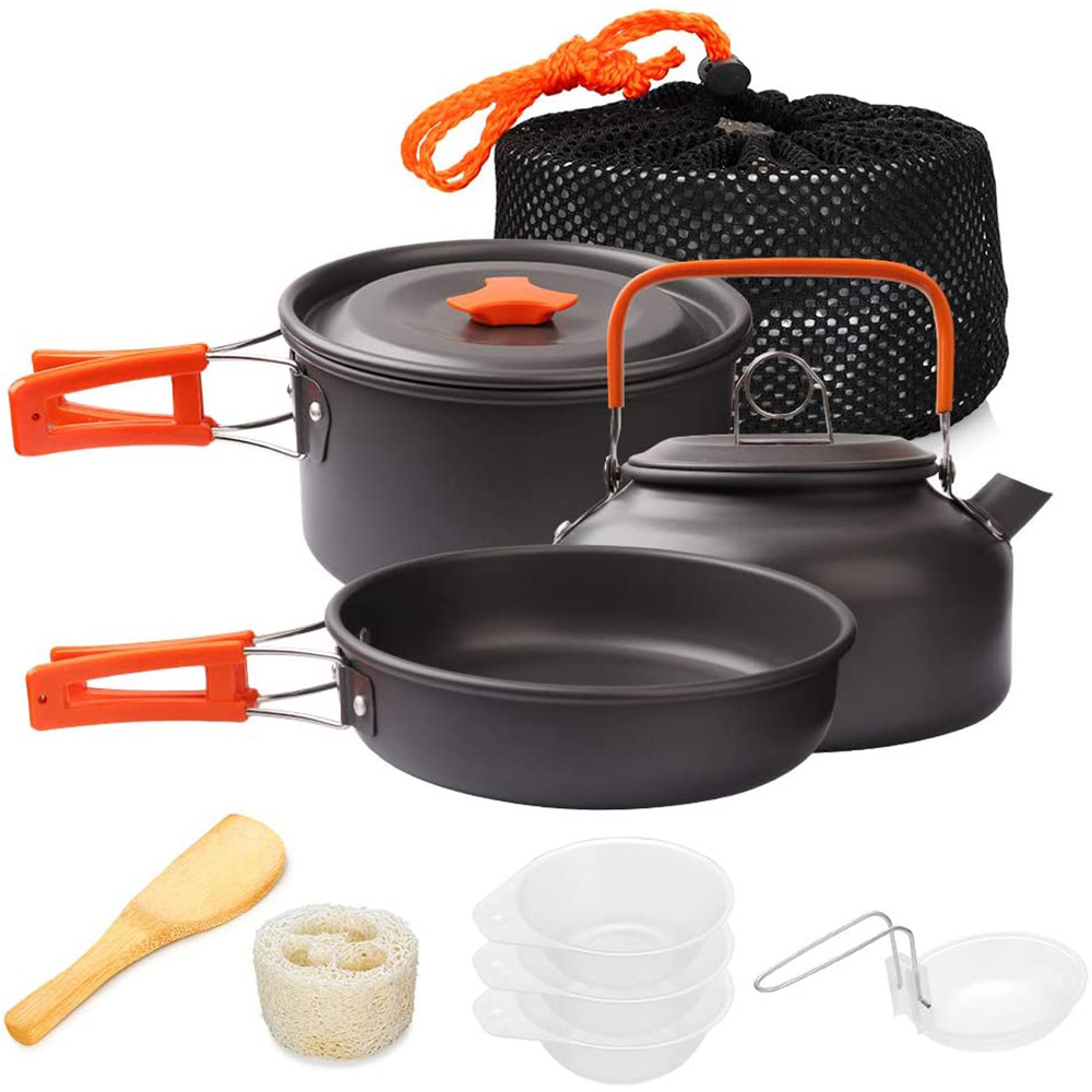Camping Cooking Full Set - 1 stks/1 set Camping Kookgerei Kit