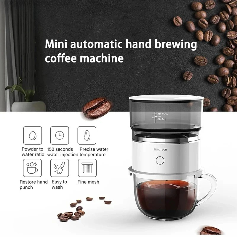 Pocket Coffee Maker - Mini-koffiemachine Handgeperste koffiemachine Koffiebrouwer Koffiemolen Automatische
