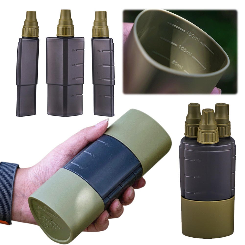 Camping Cooking Full Set - 3-in-1 Outdoor Camping Kruidendispenser Fles BBQ