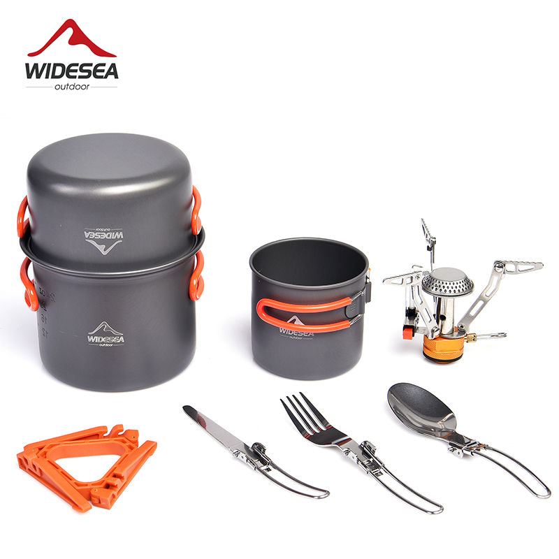 Camping Cooking Full Set - Breedband Camping Kookgerei Set Buiten Servies