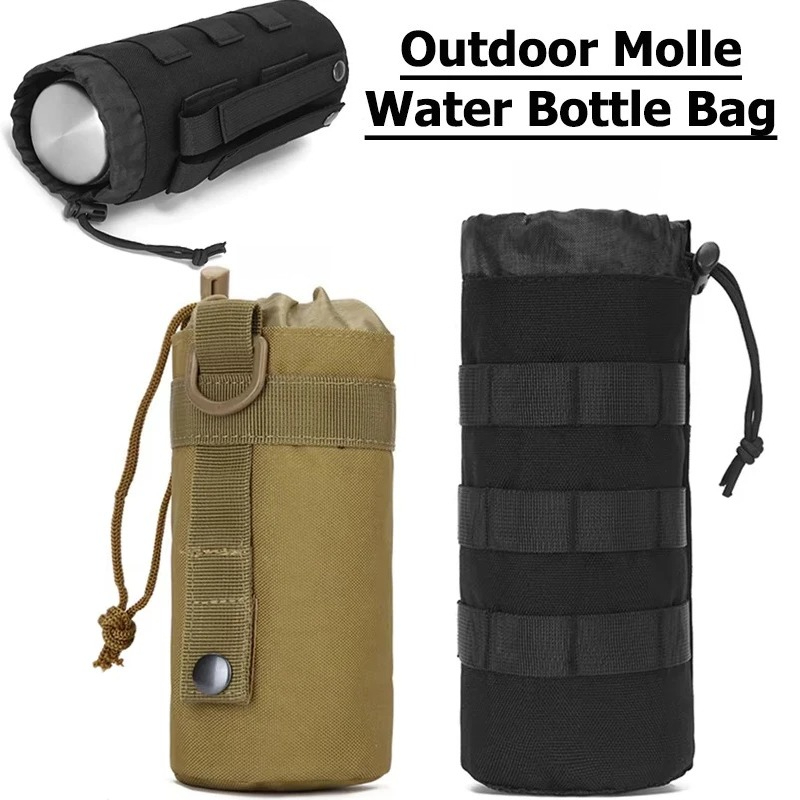 Camping Cooking Bag - Outdoor Molle Waterfleszak Kettle Pouch Houder