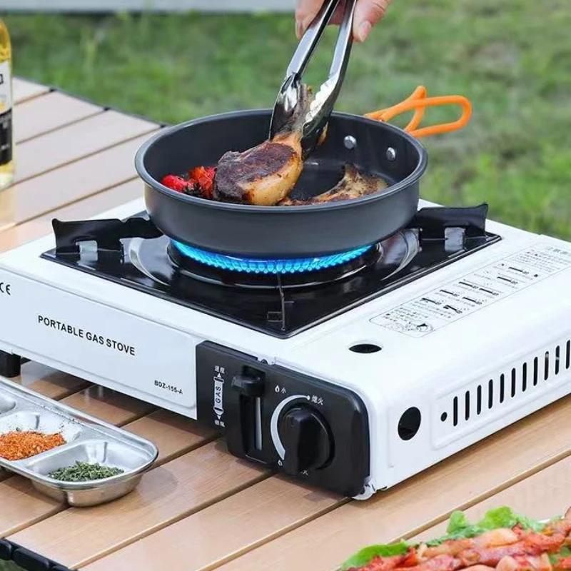 Camping Cooking Set Compact - Draagbare Outdoor Cassettekachel Butaangasfornuis Voor Hot