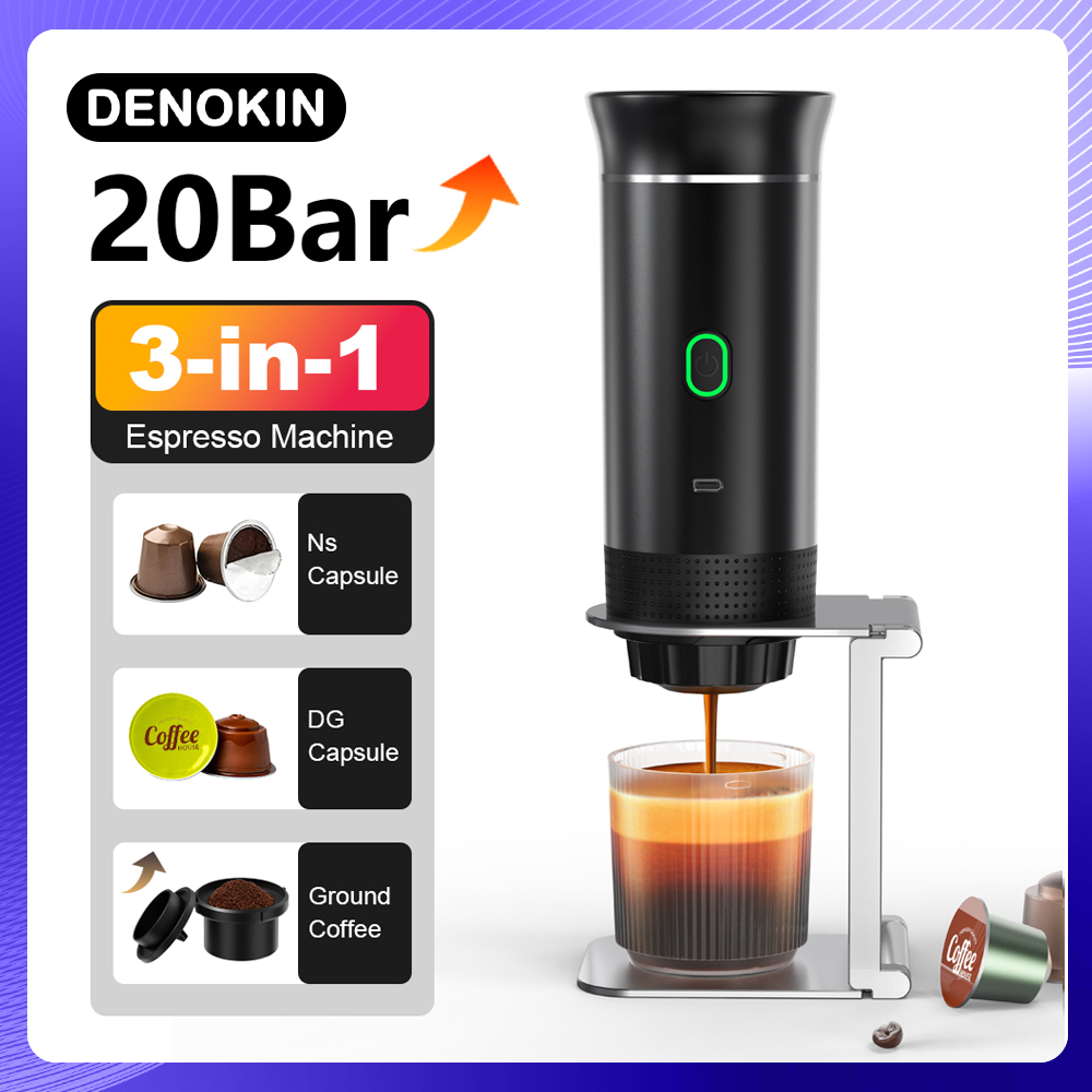 Pocket Coffee Maker - Draadloos elektrisch draagbaar espressomachine voor auto