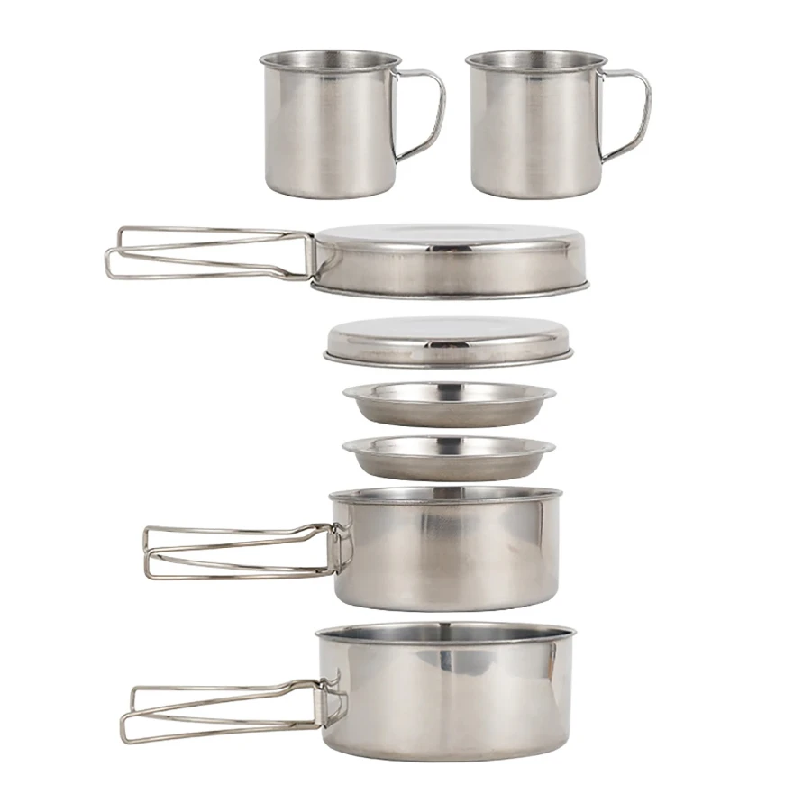 8 stks/set Camping Kookgerei M - Camping Cooking Wok recensie en prijs