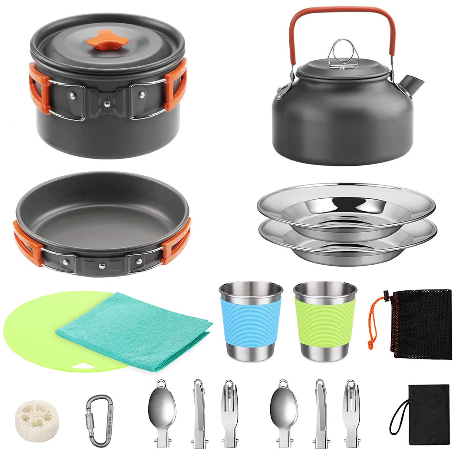 Outdoor Camping kookset met wa - Camping Cooking Backpack recensie en prijs