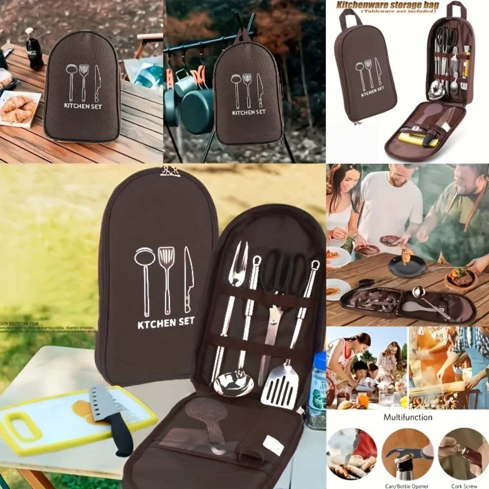 Draagbare kooktas voor buiten  - Camping Cooking Equipment Bag recensie en prijs