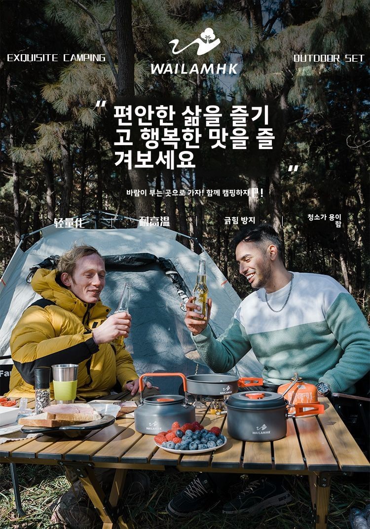 Outdoor Camping Kookgerei Set  - Camping Cooking Set Compact recensie en prijs