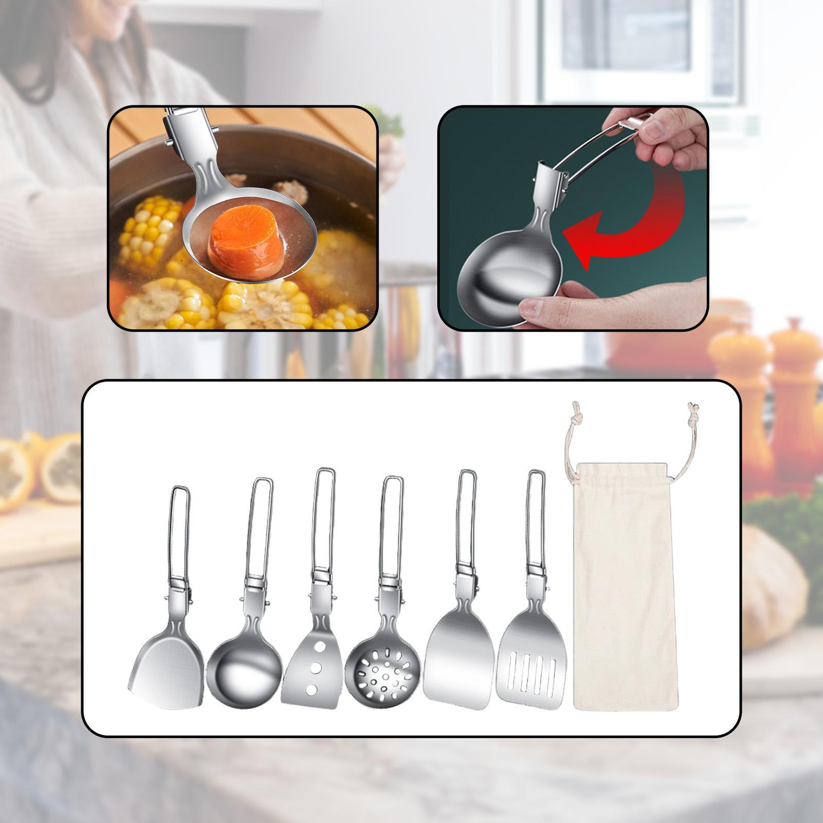 7-delige kamp kookgerei set ca - Camping Cooking Essentials Kit recensie en prijs