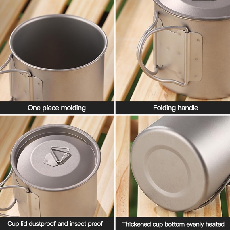 Titanium campingmok met inklap - Camping Cooking Ware recensie en prijs