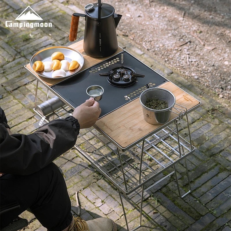 TRIMIX Draagbare Camping IGT K - Camping Cooking Table With Windshield recensie en prijs
