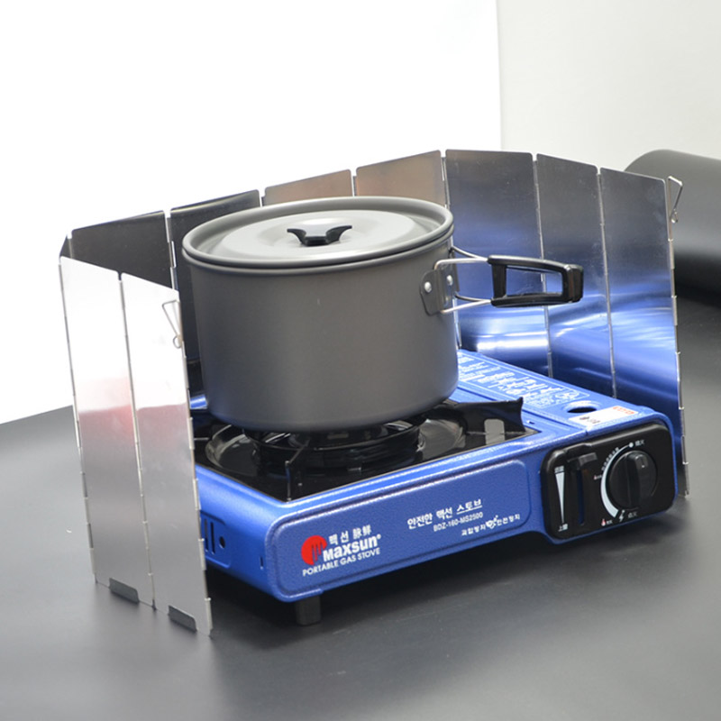 9 Platen Gasfornuis Windscherm - Camping Cooking Plate recensie en prijs