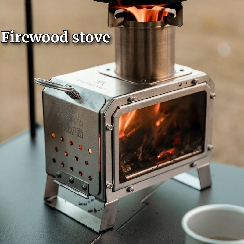 Roestvrijstalen vierkante hout - Camping Cooking Stove recensie en prijs