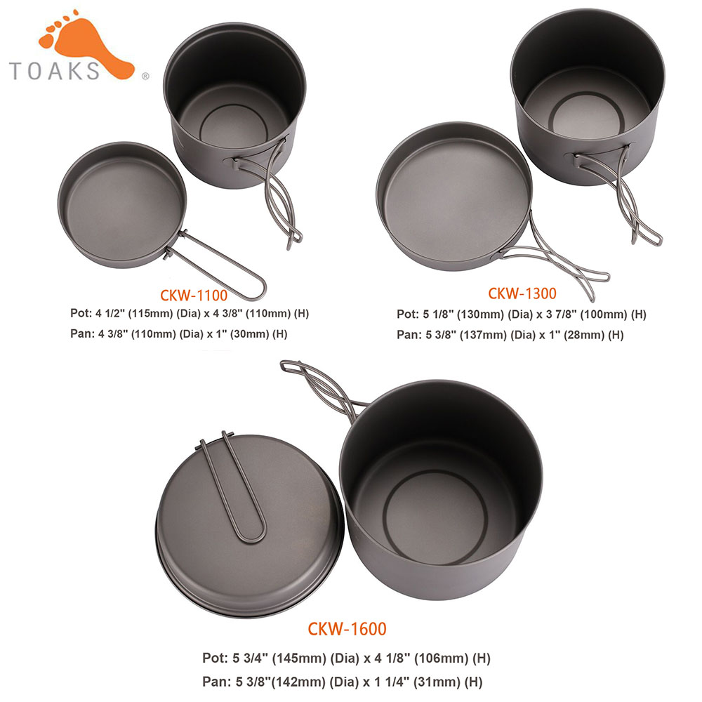 TOAKS Pannenset Ultralight Tit - Camping Cooking Wok recensie en prijs