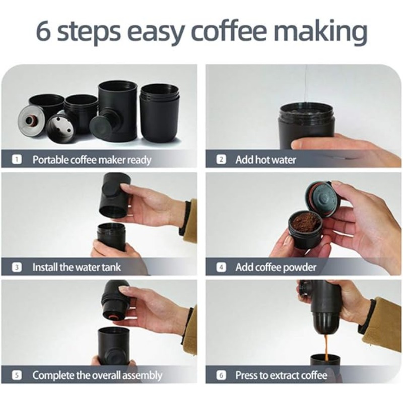 140ml Reiskoffiezetapparaat vo - Pocket Coffee Maker recensie en prijs