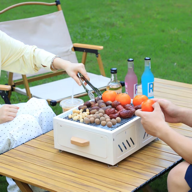 Draagbare houtskool BBQ grill  - Camping Cooking Stove recensie en prijs