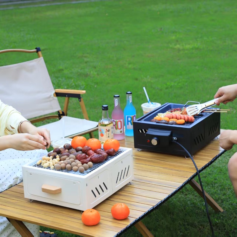 Draagbare houtskool BBQ grill  - Camping Cooking Stove recensie en prijs