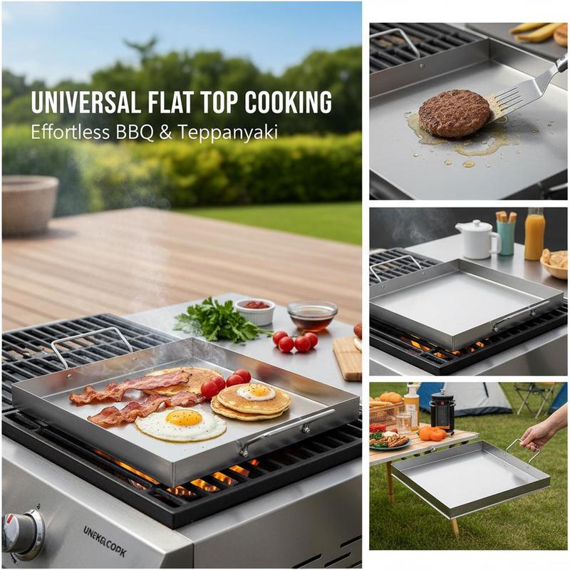 Universele platte bakplaat 18x - Camping Cooking Plate recensie en prijs