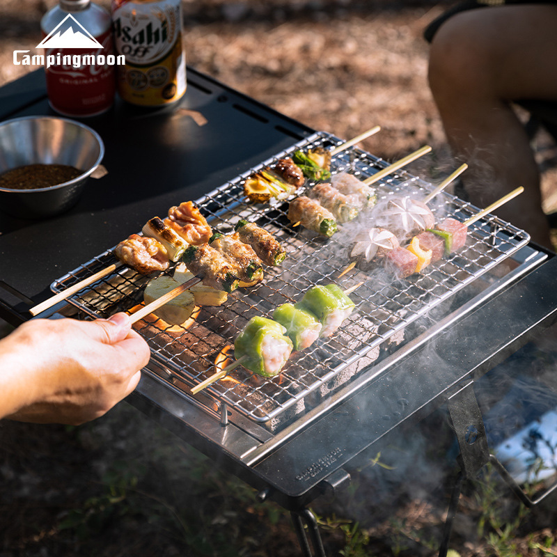CAMPINGMOON UG-1 IGT Carbon Gr - Camping Cooking Table With Windshield recensie en prijs