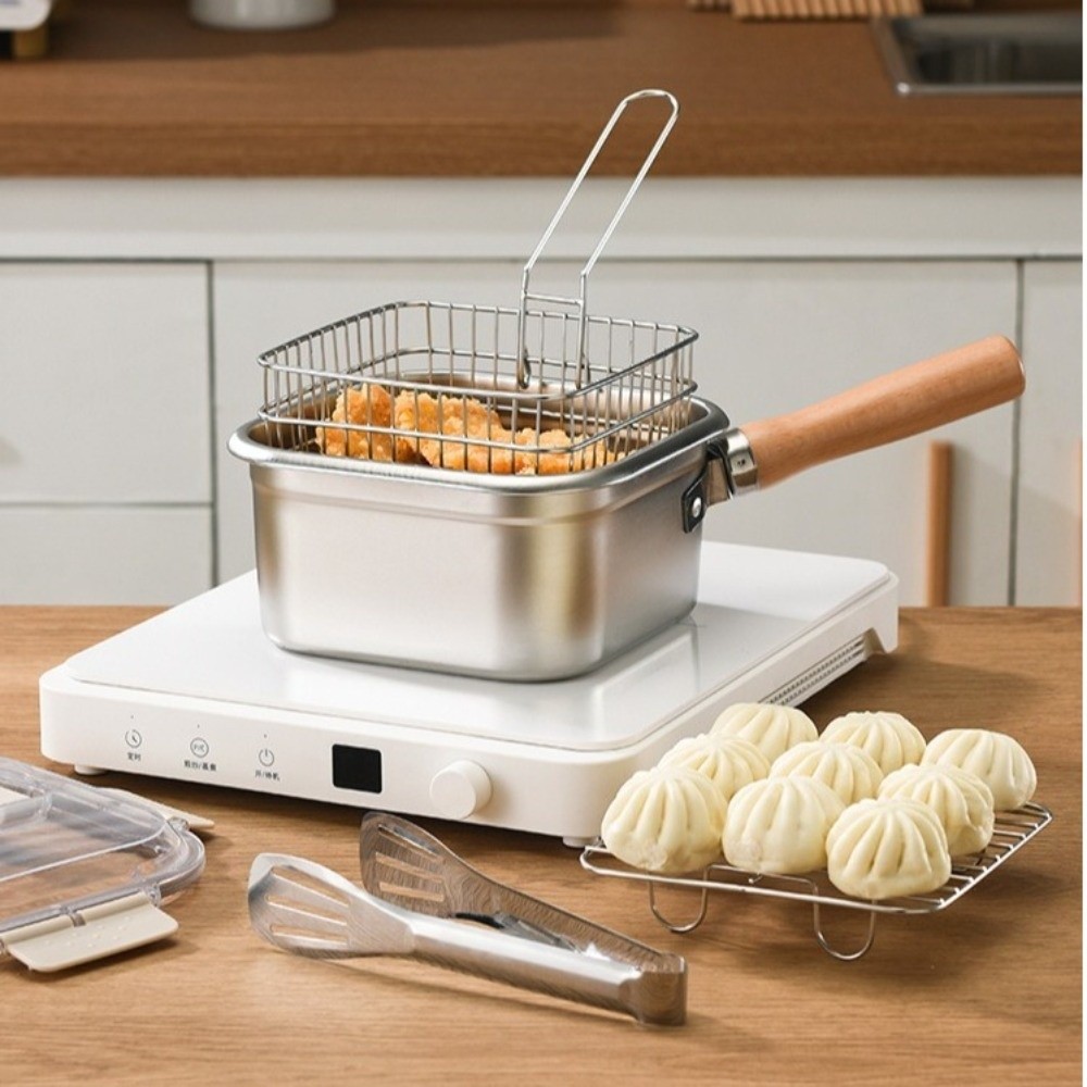 Draagbare roestvrijstalen koek - Camping Cooking Wok recensie en prijs