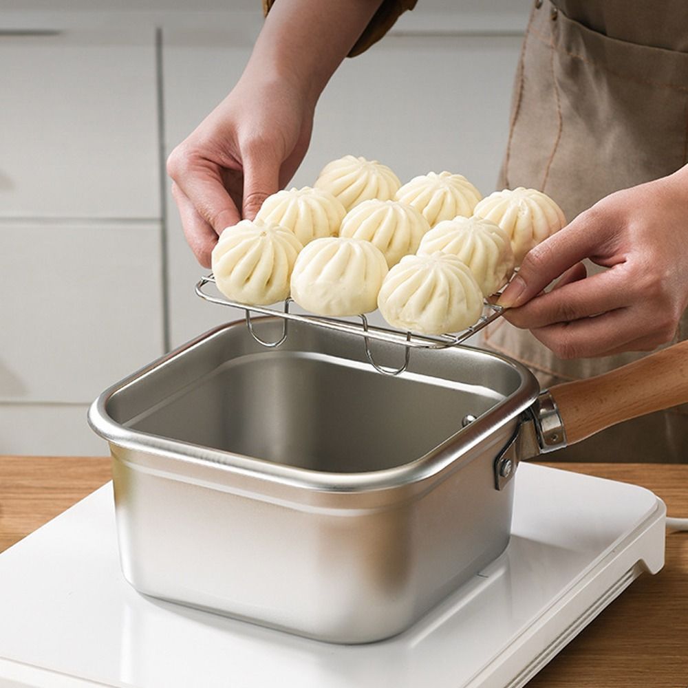 Draagbare roestvrijstalen koek - Camping Cooking Wok recensie en prijs