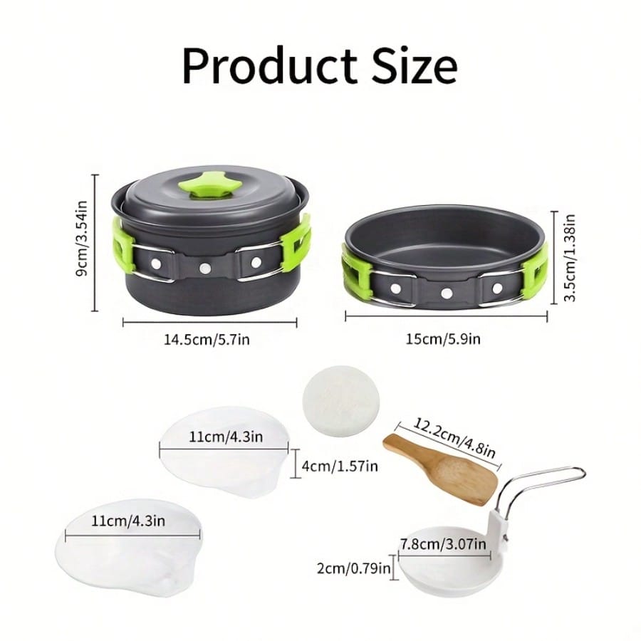 Camping kookset: draagbaar ser - Camping Cooking Bag recensie en prijs