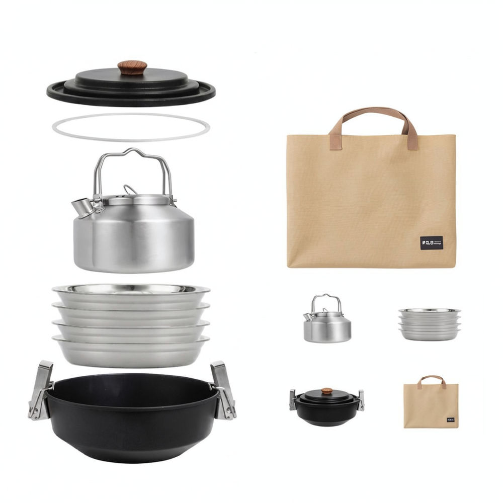 Voor CLS Camping Kookset Draag - Camping Cooking Essentials Kit recensie en prijs