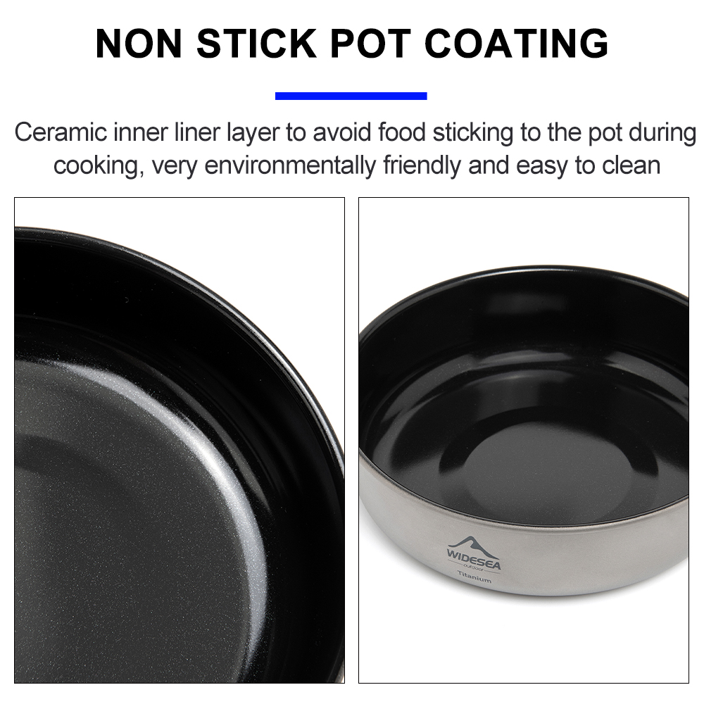 Widesea Ultralight Titanium Ca - Camping Cooking Ware recensie en prijs