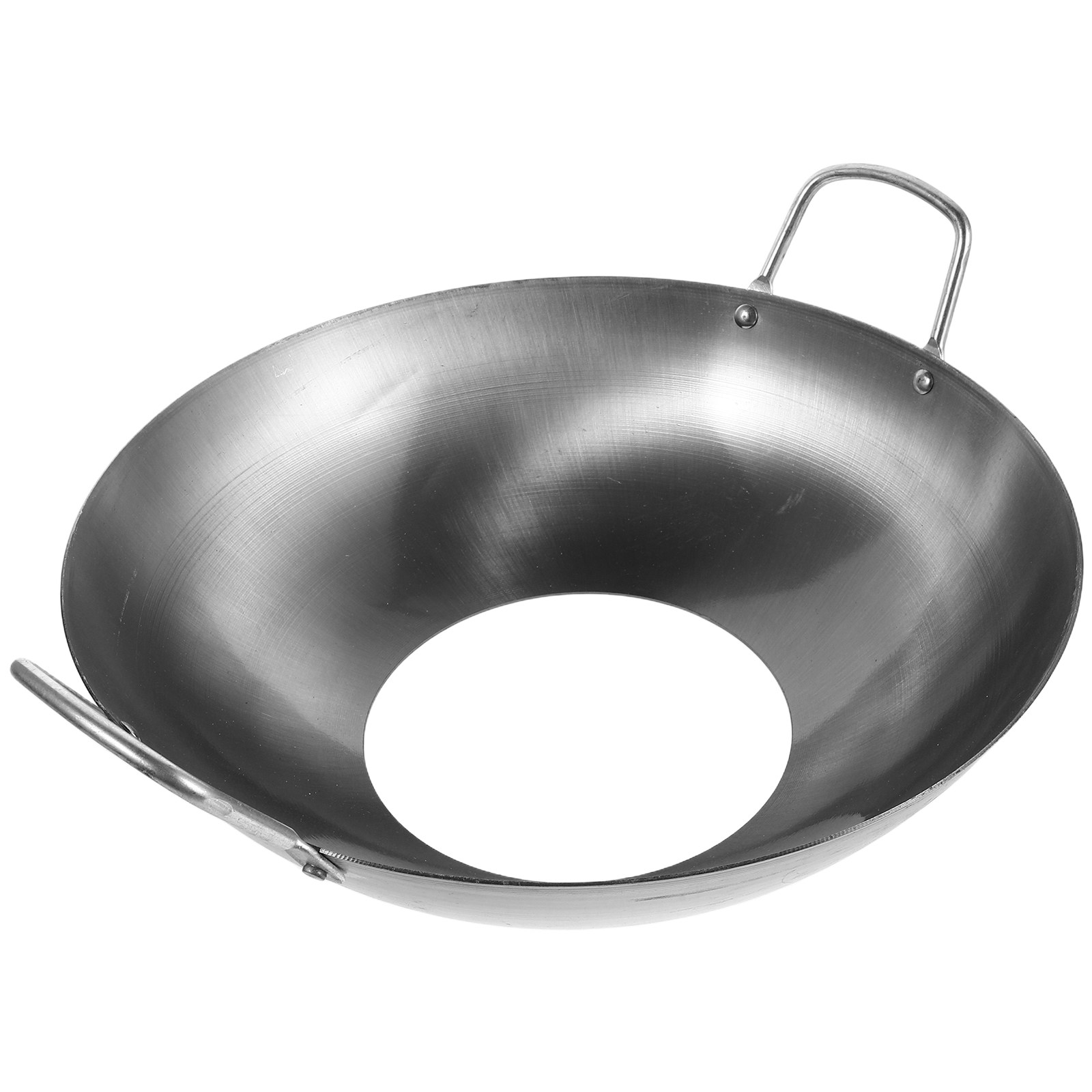 IJzeren wokring Antislip fornu - Camping Cooking Wok recensie en prijs