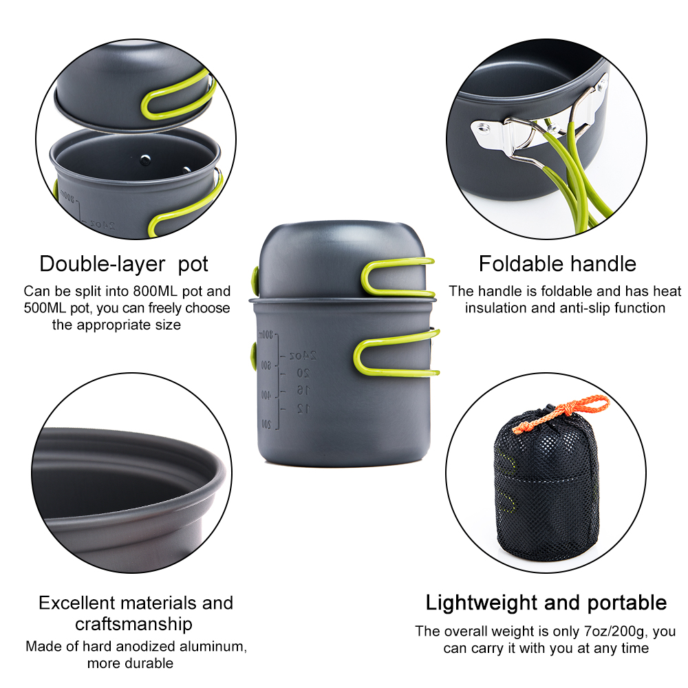 Widesea Ultralight Camping Koo - Camping Cooking Ware recensie en prijs