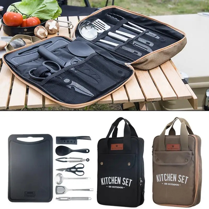 8-delige campingkeukenset, dra - Camping Cooking Ware recensie en prijs