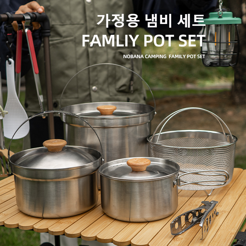 NOBANA Nieuwste Outdoor Rvs Po - Camping Cooking Wok recensie en prijs