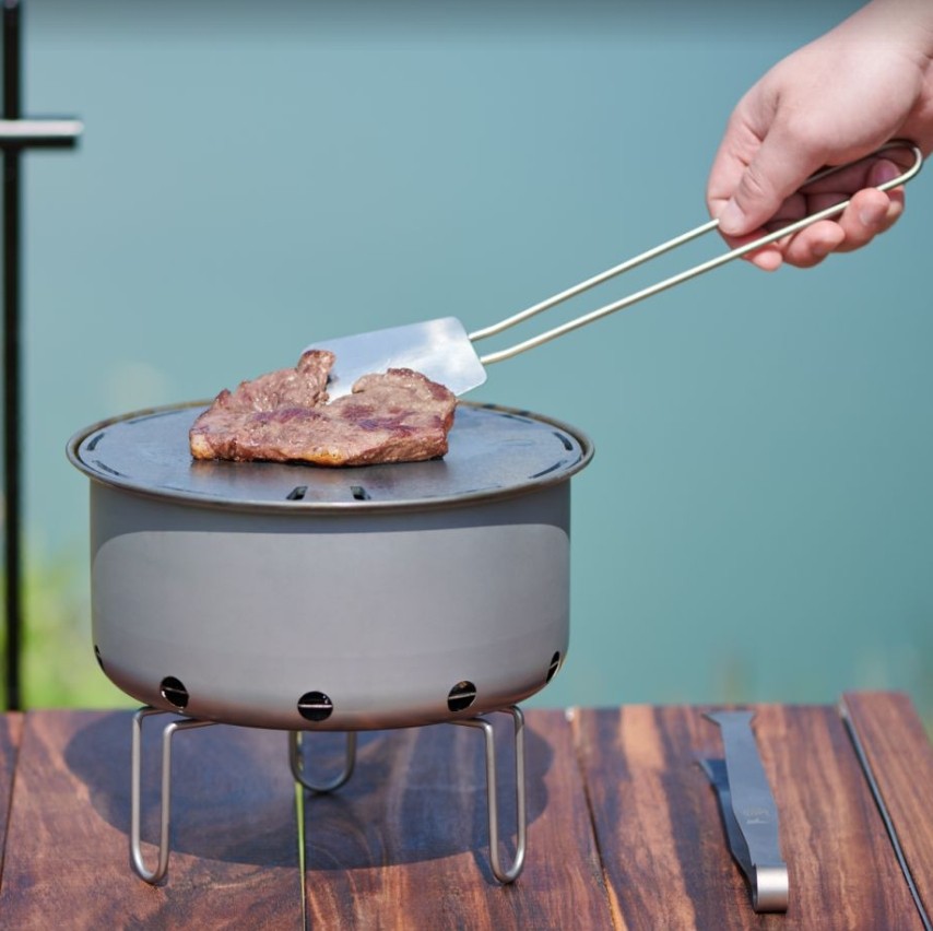 Outdoor Titanium Draagbare Fla - Camping Cooking Table With Windshield recensie en prijs