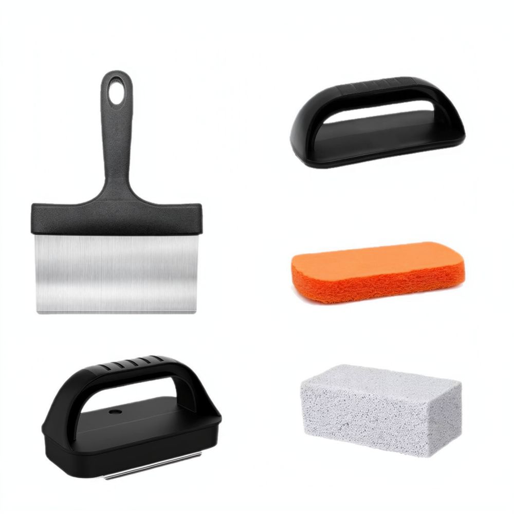 BBQ Grillreinigingsset, zware  - Camping Cooking Essentials Kit recensie en prijs