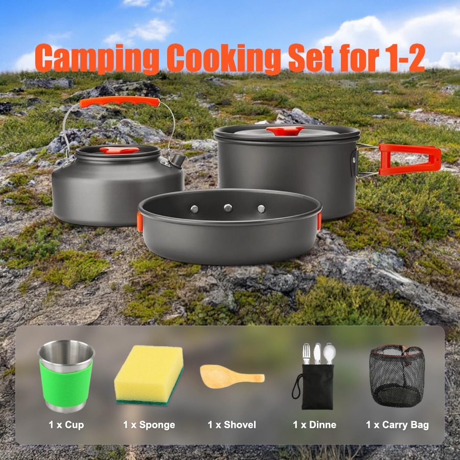 Campingkookgerei: 35oz antiaan - Camping Cooking Backpack recensie en prijs