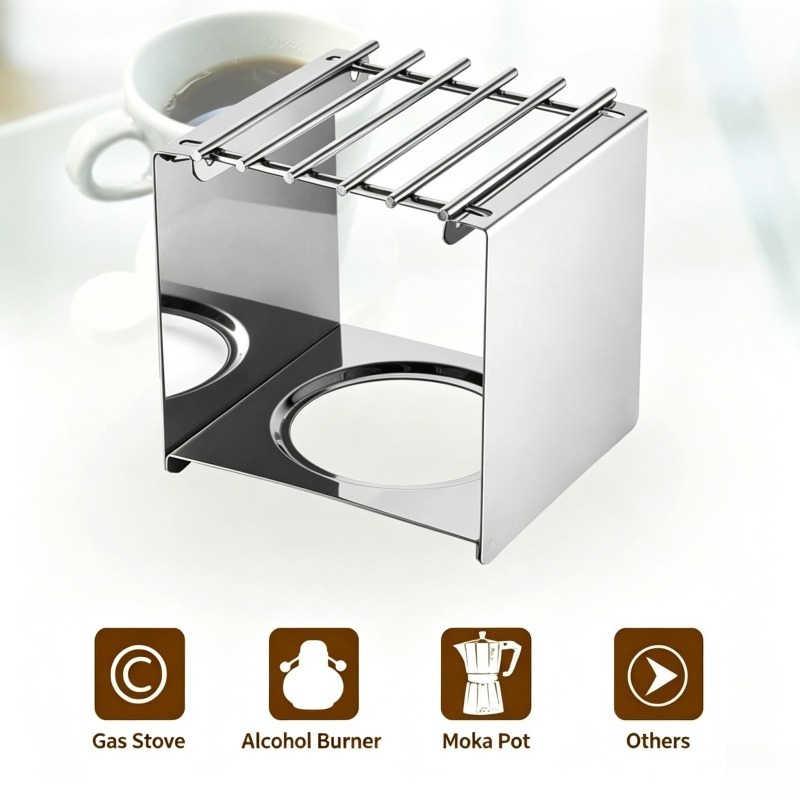 Roestvrijstalen vierkante koff - Camping Cooking Stove recensie en prijs