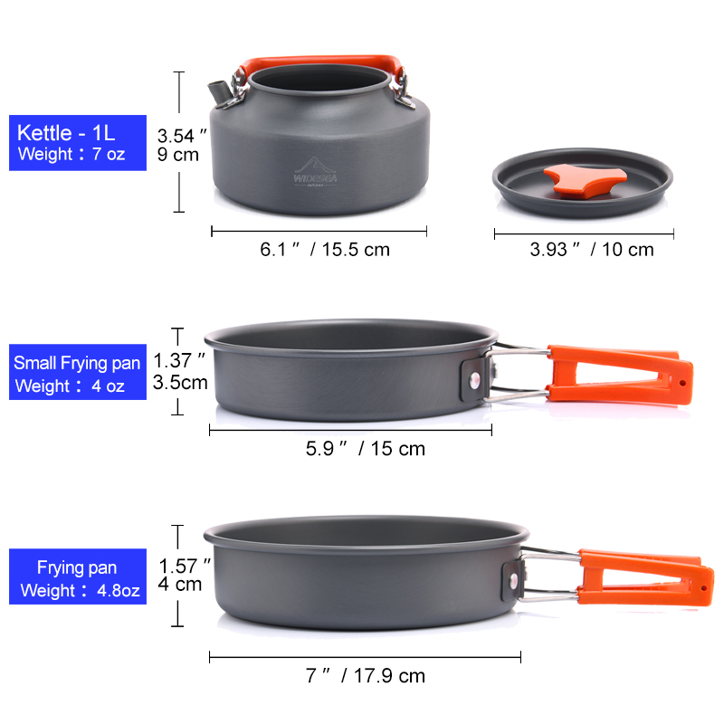 Widea Camping Outdoor Kookgere - Camping Cooking Full Set recensie en prijs