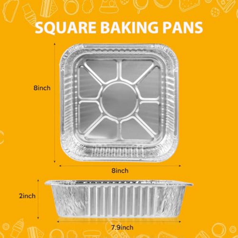 8x8 inch aluminiumfolie bakjes - Aluminum Foil Heavy Duty recensie en prijs