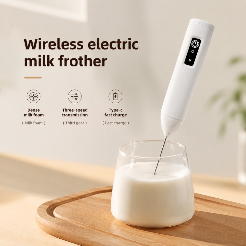 Elektrische melkopschuimer + e - Pocket Coffee Maker recensie en prijs