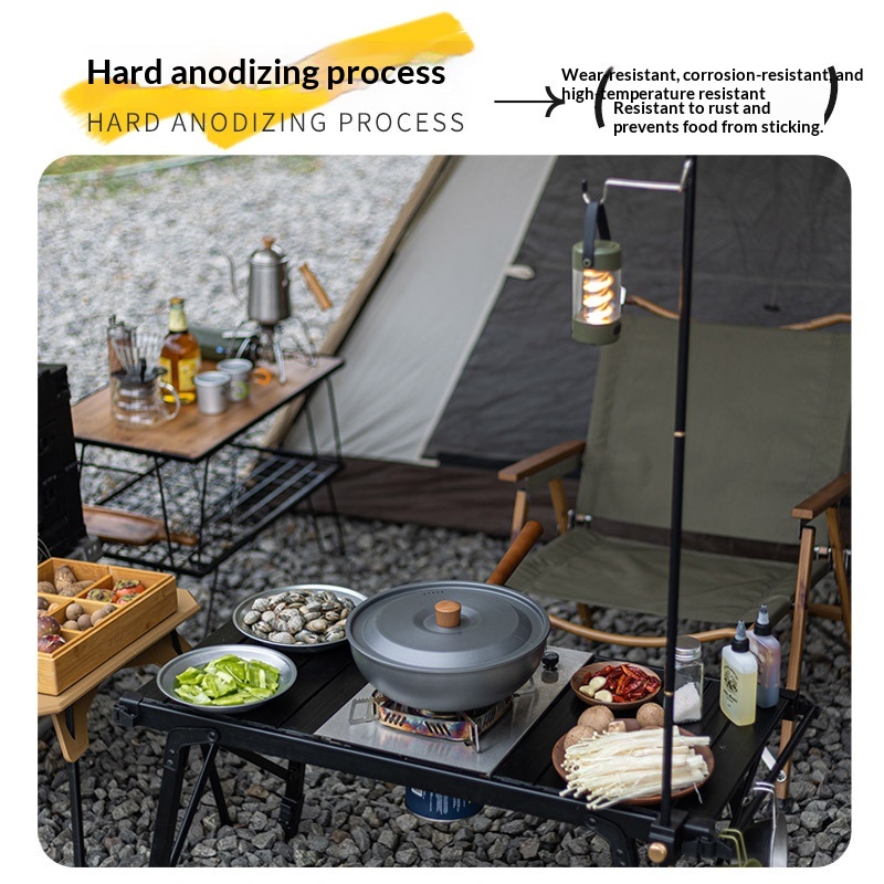 Wok van aluminiumlegering voor - Camping Cooking Wok recensie en prijs
