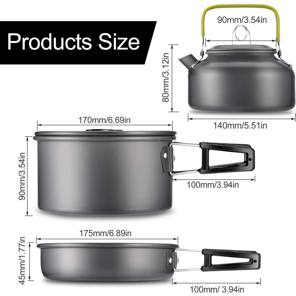 Outdoor kookgereiset voor kamp - Camping Cooking Ware recensie en prijs