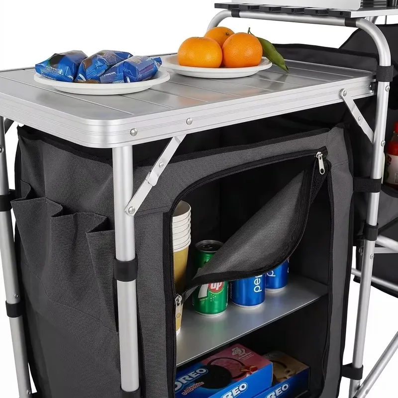 Groothandel Grote Aluminium Bu - Camping Cooking Table With Windshield recensie en prijs